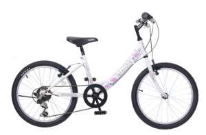 Neuzer Cindy Kinderfahrrad 20" 6S #weiß-rosa