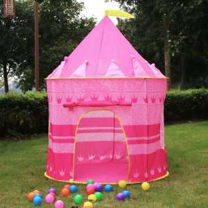 Hercegnős játszósátor, játszókastély gyerekeknek - rózsaszín 56537074 Játszósátrak & Alagutak