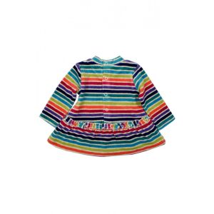 Boboli Striped Velvet Baby Girl Dress – 56 126978061 - Boboli