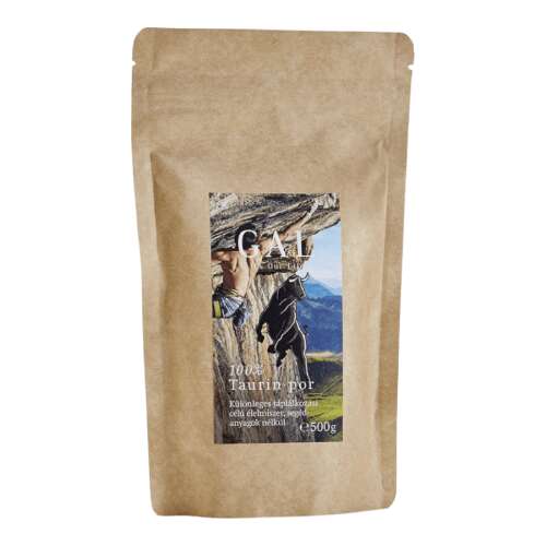 GAL Taurin por, 500g, 100% tiszta taurin por, étrend-kiegészítő, sportolóknak, energiaszint növelés