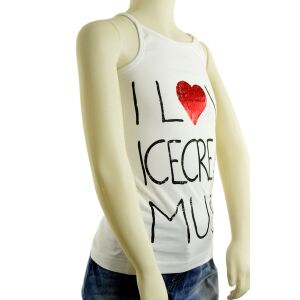 s.Oliver white girls' t-shirt – 128 130489227 - Kids' Tank Top