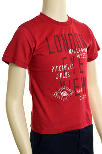 Gatti London Eye gyerek Póló - Feliratos #piros 31381282