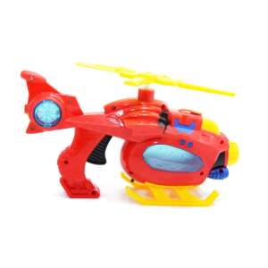 Zenélő és világító buborékfújó helikopter, piros 56548821 Buborékfújó