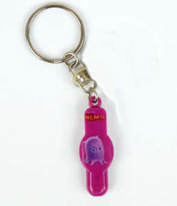 Finding Nemo keychain with a jellyfish design, pink keychain with a flashlight - Keychain