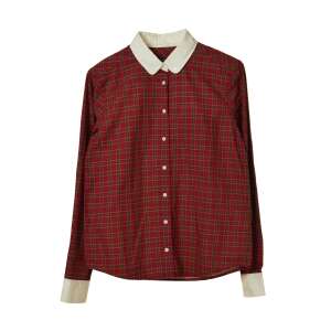 Gant piros, kockás női ing – 38 56582230 Gant Női blúzok, ingek