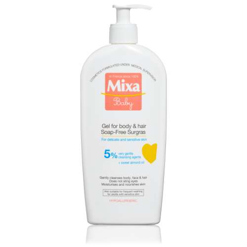 Mixa Baby Nourishing Cleansing Gel für Körper und Haar 400ml