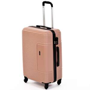 Kufor Dollcini Világjáró 25 palcový ružovo zlatý s teleskopickou rukoväťou a kolieskami - Kufre&tašky