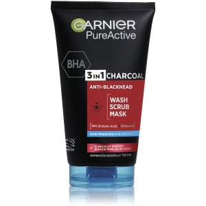 Garnier Skin Naturals Pure Active 3in1 mitesszerek elleni Arcmaszk aktív szénnel 150ml 57559969 