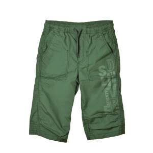 Green boys' swim trunks with a print on the leg - Kids' Swimwear