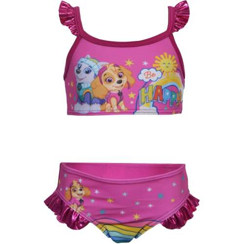 Nickelodeon Paw Patrol fuchsia Bikini Badeanzug für Mädchen, Größe 3-4 Jahre