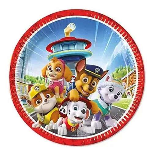 Talerze papierowe Paw Patrol 8 szt. 23 cm