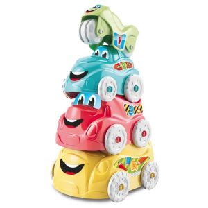 Baby Clementoni stacking cars toy for toddlers - Clementoni