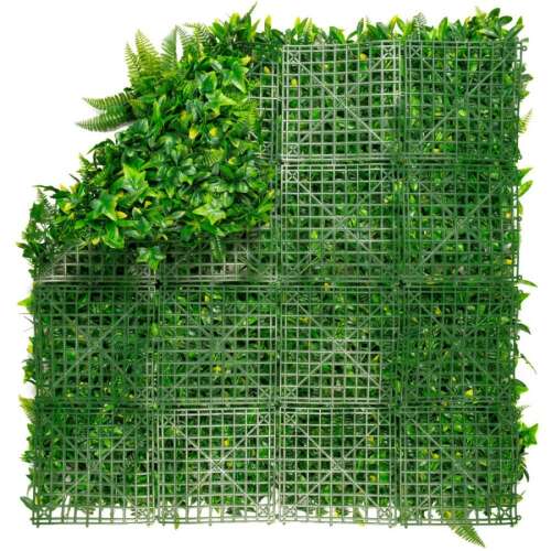 Nortene trópusi növényes vízálló zöldfal -Tropic 100x100 cm, műnövény modul falburkolat