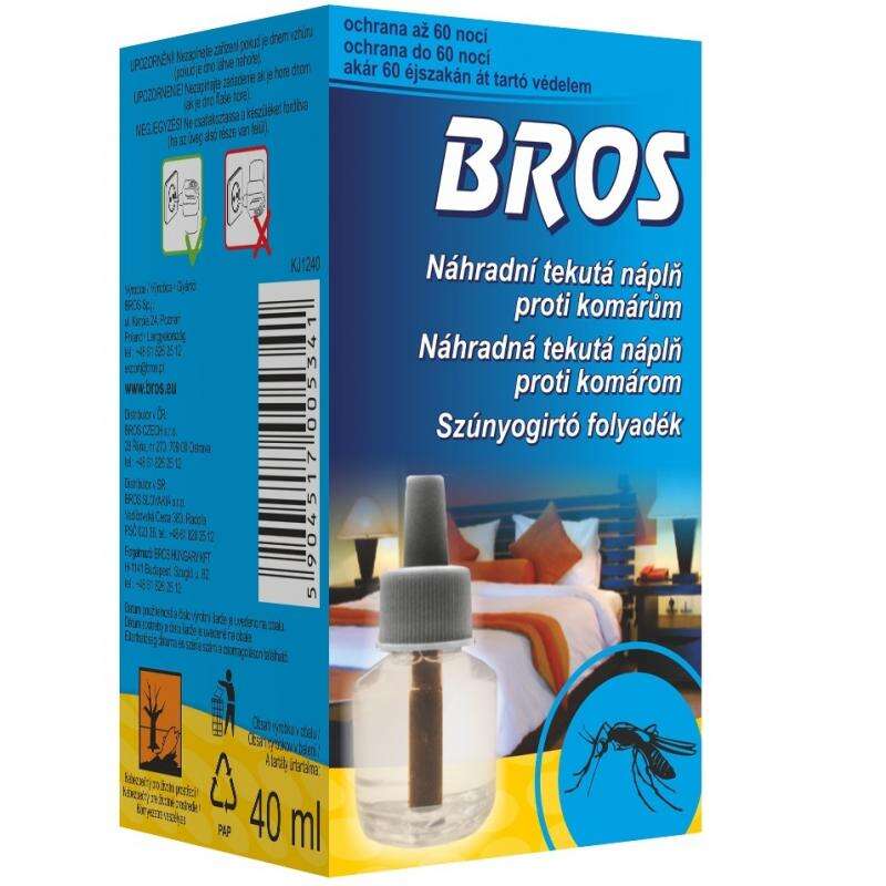 SZÚNYOGIRTÓ FOLYADÉK 40 ML - Elektromos moszkitó irtókészülékhez...