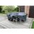 Nature garden furniture cover protecting outdoor table and chairs