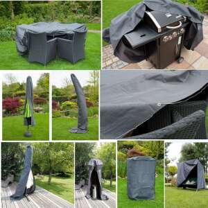 Nature parasol cover, garden furniture cover, patio furniture cover, grill cover, umbrella cover, weather protection, UV resistant, waterproof, durable, outdoor cover, multiple uses - Garden Furniture Accessory