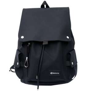 Schwarzer Dollcini Herren-Rucksack, stylisch und wasserdicht, perfekt für Schule, Reisen oder Arbeit - Rucksäcke