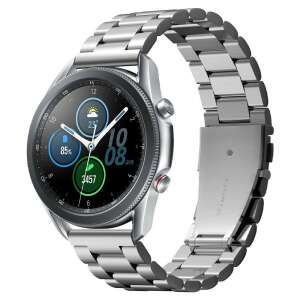 Samsung Galaxy Watch 46mm z paskiem Spigen Modern Fit ze stali nierdzewnej - Pasek do inteligentnego zegarka