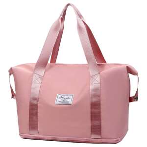 Różowa torba podróżna Dollcini z górnymi uchwytami - Torba podróżna