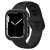 Etui Spigen Thin Fit do Apple Watch Series 7 i 8, 45 mm, czarne, widok z przodu