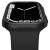 Etui Spigen Thin Fit do Apple Watch 7 / 8 (45mm) w kolorze czarnym, widok z boku