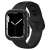 Etui Spigen Thin Fit do Apple Watch Series 7 i 8, 45 mm, czarne, widok z przodu