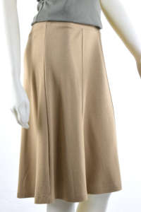 Fustă Comma maro deschis, lungime până la genunchi, casual, elegantă, fustă pentru femei - Îmbrăcăminte pentru femei
