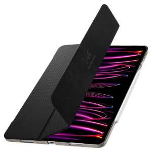 Apple iPad Pro 11 (2020 / 2021 / 2022) Spigen Liquid Air Folio flip tablet tok, Fekete