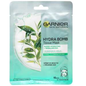 Garnier Skin Naturals Hydra Bomb Tissue Mask, super hydrating and rebalancing, with green tea and hyaluronic acid, for normal to combination skin - Skin care mask & pack
