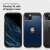 Spigen AlignMaster Glass FC screen protector for iPhone 13 Pro, showing compatibility with Spigen cases
