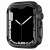 Spigen Ultra Hybrid case for Apple Watch 7 / 8 (45mm), Space Crystal, showing the case from the side