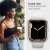 Spigen Liquid Crystal case for Apple Watch 7 / 8 (45mm), clear, woman wearing the case