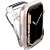 Spigen Liquid Crystal case for Apple Watch 7 / 8 (45mm), clear, angled view