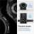 Spigen Rugged Armor Pro tok a Samsung Galaxy Watch 5 Pro 45mm-hez, fekete, a tok és a funkciók közeli képe