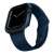 Uniq Valencia blue protective case for Apple Watch Series 7/8 45mm, angled view