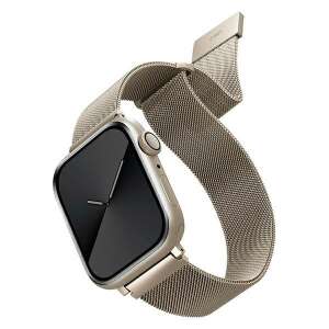 Brățară Uniq Dante Milanese Loop pentru Apple Watch 42mm, 44mm, 45mm, Auriu - Curea ceas inteligent