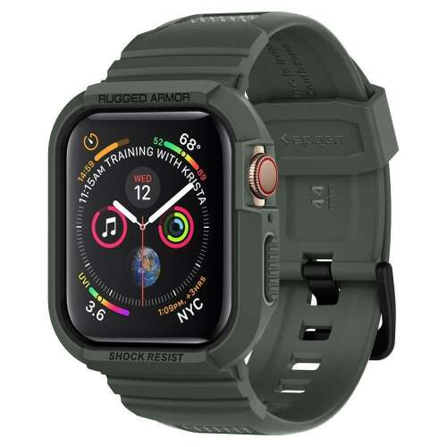 Spigen Rugged Armor Pro case for Apple Watch 4-6 / SE (44mm) in dark green