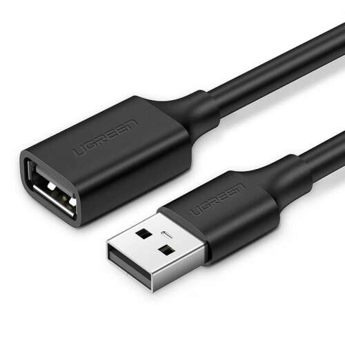 Kábel UGREEN US103 USB A do USB B, 50cm, čierny