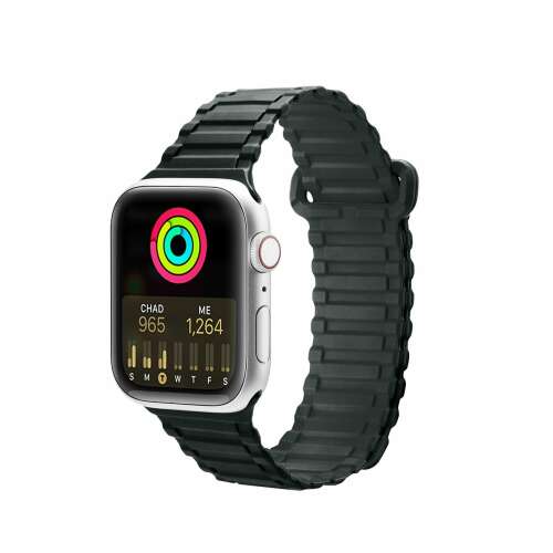 Apple Watch z paskiem Dux Ducis Armor w kolorze ciemnozielonym