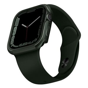 UNIQ Valencia zielone etui ochronne do Apple Watch 45mm - Etui do inteligentnych zegarków