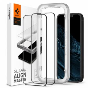 Spigen Glas.tR AlignMaster iPhone 13 Pro Folie de protecție ecran 2 bucăți cu kit de instalare - Spigen Folii protecție