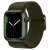 Spigen Khaki Apple Watch Band on Series 7 Smartwatch
