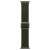Spigen Fit Lite khaki green band for Apple Watch, close-up of buckle