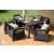 Allibert Corfu Fiesta Polyrattan Kerti Bútor Garnitúra - 6 személyes 56598241