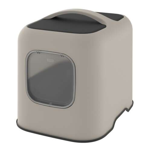 ROTHO BIALA krém színű macska WC fedéllel és ablakkal