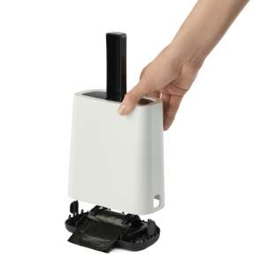 Rotho Macskaalom Lapát Tartóval és Zacskóval - Fehér