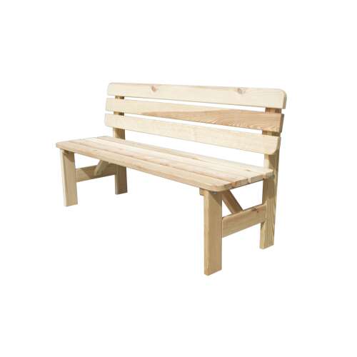Rojaplast Viking 150 cm fenyő kerti pad, natúr 