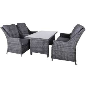 ROJAPLAST New York Kerti Bútor Garnitúra - 4 részes