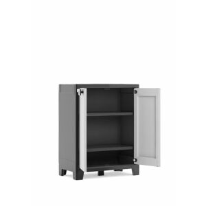 Keter Titan Low szürke tárolószekrény polcokkal - Keter