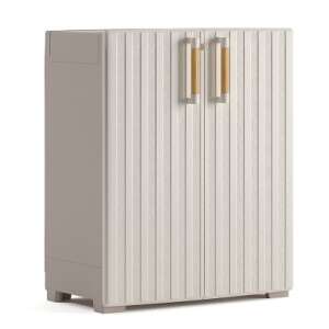 Keter Groove Base bézs műanyag tárolószekrény, 98 cm - Keter